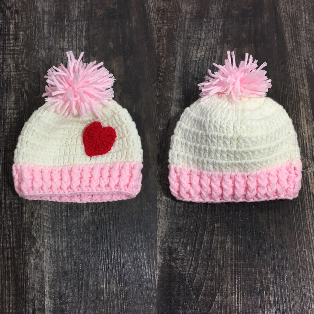 Crockett Beanie, Baby Heart Beanie, Soft Beanie